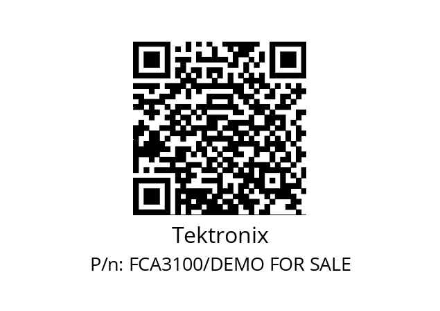   Tektronix FCA3100/DEMO FOR SALE