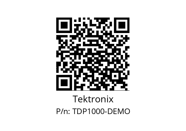   Tektronix TDP1000-DEMO