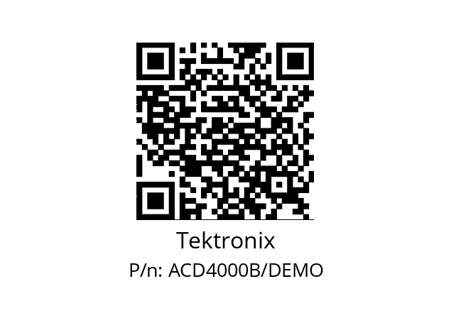   Tektronix ACD4000B/DEMO