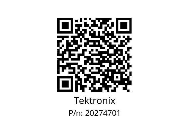   Tektronix 20274701