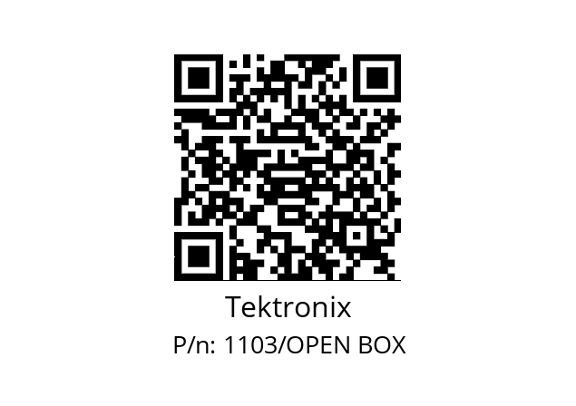   Tektronix 1103/OPEN BOX