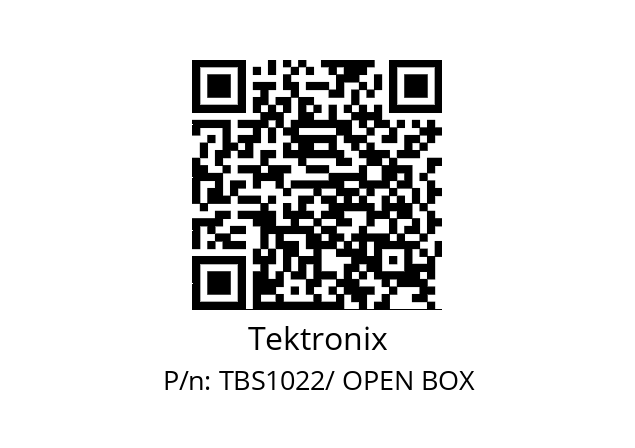   Tektronix TBS1022/ OPEN BOX