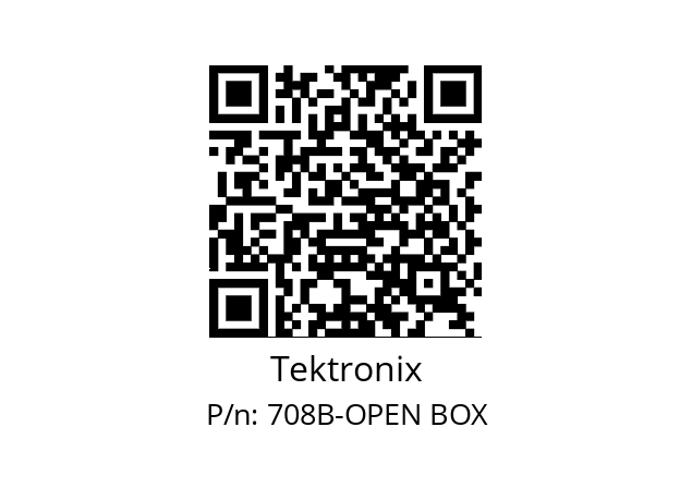   Tektronix 708B-OPEN BOX