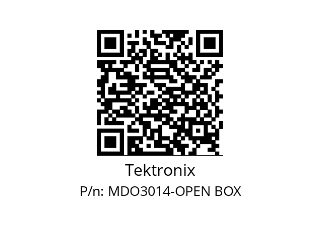   Tektronix MDO3014-OPEN BOX