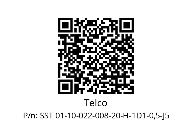   Telco SST 01-10-022-008-20-H-1D1-0,5-J5