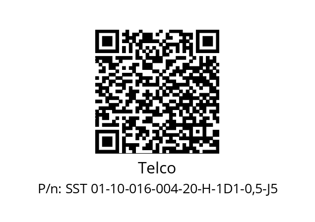   Telco SST 01-10-016-004-20-H-1D1-0,5-J5