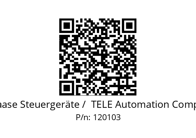   TELE Haase Steuergeräte /  TELE Automation Components 120103