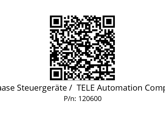   TELE Haase Steuergeräte /  TELE Automation Components 120600