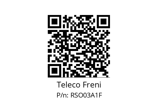   Teleco Freni RSO03A1F