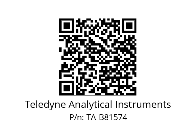  B81574 Teledyne Analytical Instruments TA-B81574