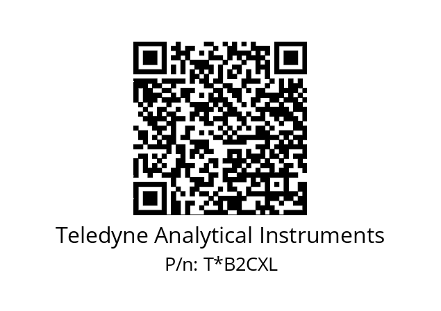   Teledyne Analytical Instruments T*B2CXL