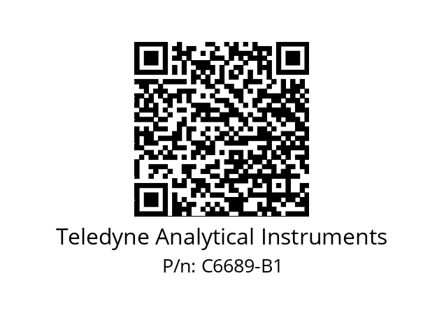   Teledyne Analytical Instruments C6689-B1​