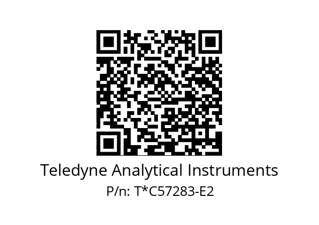   Teledyne Analytical Instruments T*C57283-E2