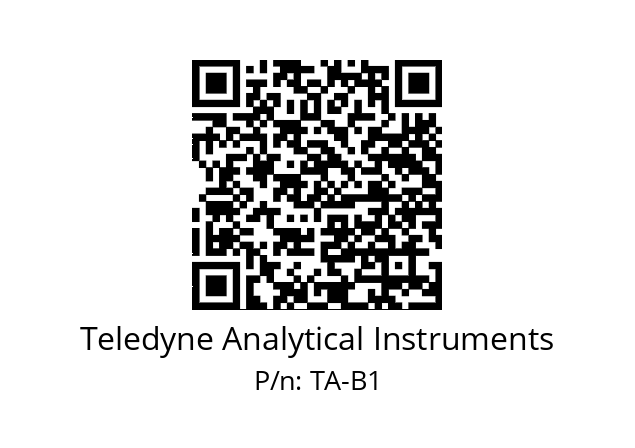   Teledyne Analytical Instruments TA-B1