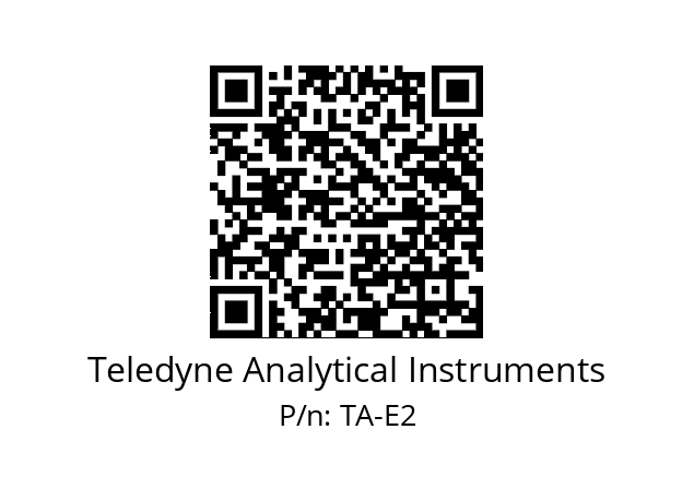   Teledyne Analytical Instruments TA-E2