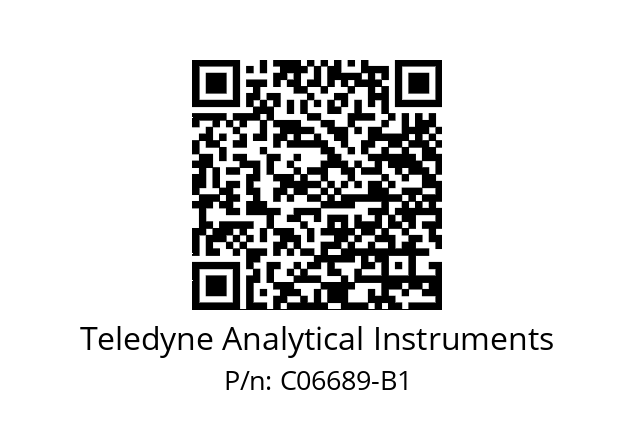   Teledyne Analytical Instruments C06689-B1