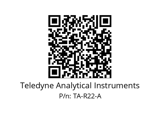   Teledyne Analytical Instruments TA-R22-A