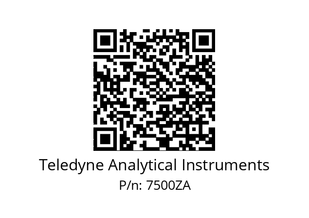   Teledyne Analytical Instruments 7500ZA