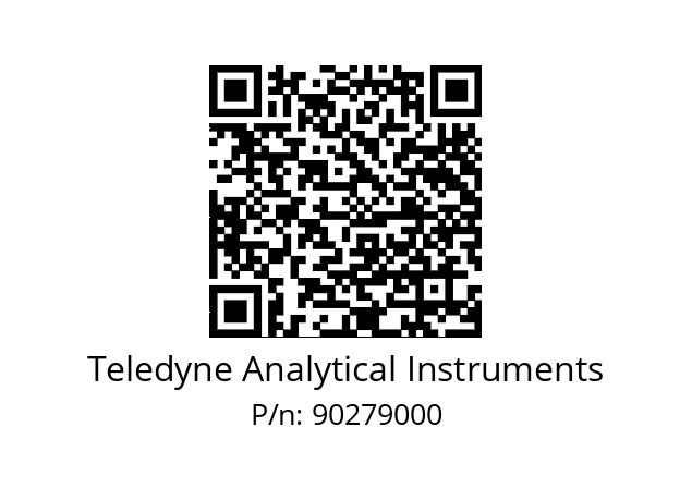   Teledyne Analytical Instruments 90279000