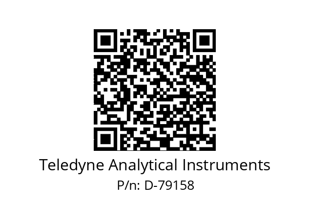   Teledyne Analytical Instruments D-79158