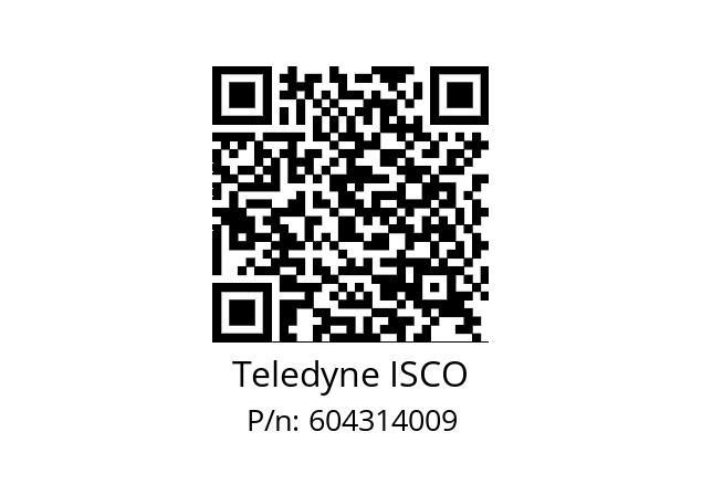   Teledyne ISCO 604314009