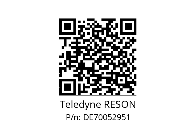   Teledyne RESON DE70052951