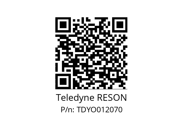   Teledyne RESON TDYO012070