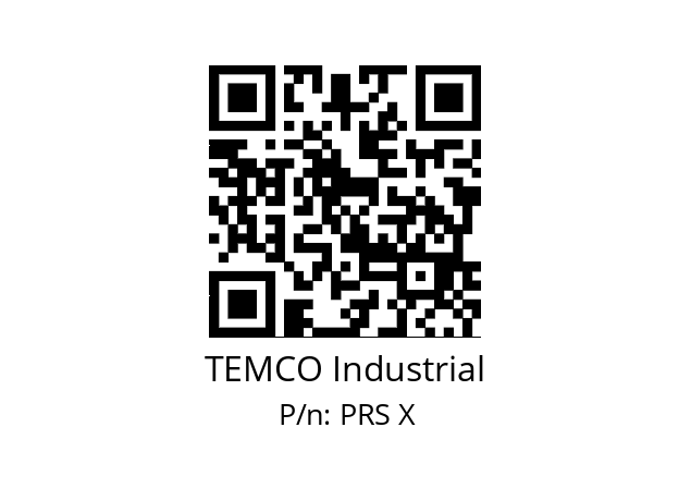   TEMCO Industrial PRS X