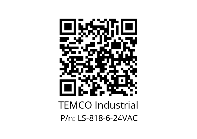   TEMCO Industrial LS-818-6-24VAC