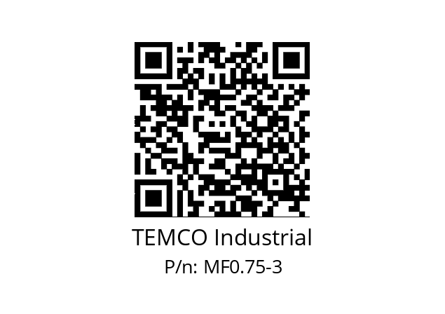   TEMCO Industrial MF0.75-3