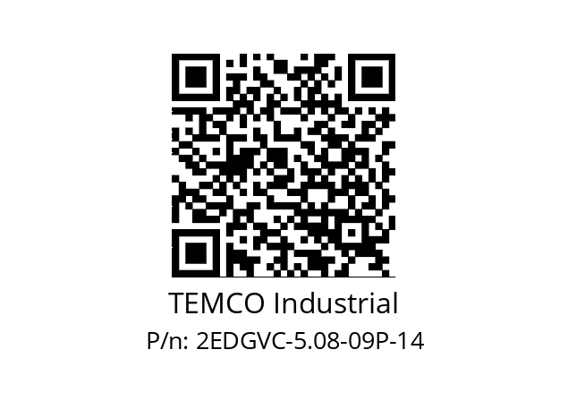   TEMCO Industrial 2EDGVC-5.08-09P-14