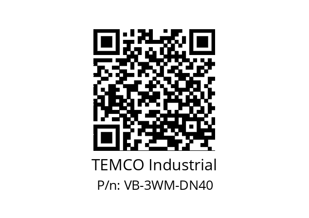   TEMCO Industrial VB-3WM-DN40