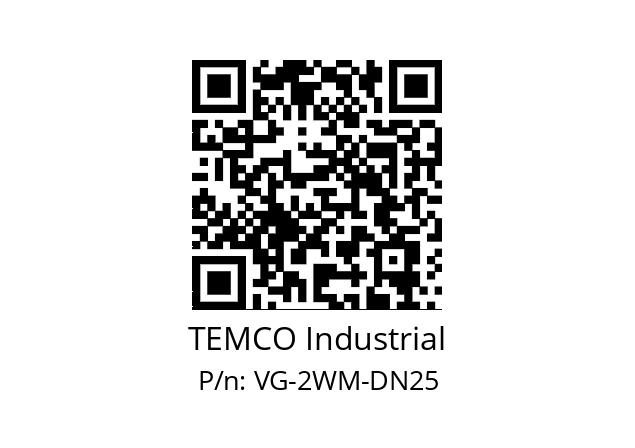   TEMCO Industrial VG-2WM-DN25