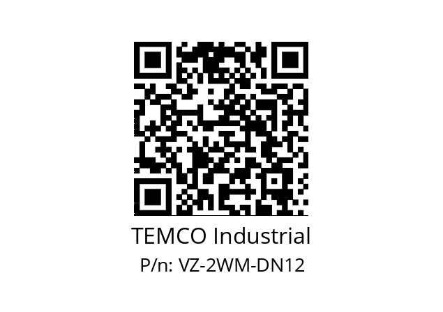   TEMCO Industrial VZ-2WM-DN12