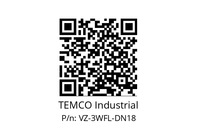   TEMCO Industrial VZ-3WFL-DN18