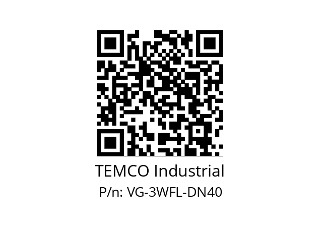   TEMCO Industrial VG-3WFL-DN40