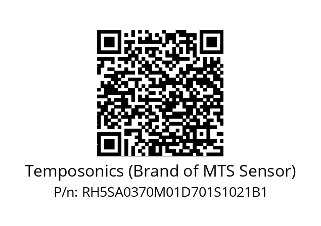 Wegsensor  Temposonics (Brand of MTS Sensor) RH5SA0370M01D701S1021B1