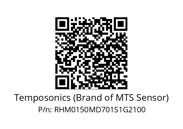 Wegsensor  Temposonics (Brand of MTS Sensor) RHM0150MD701S1G2100