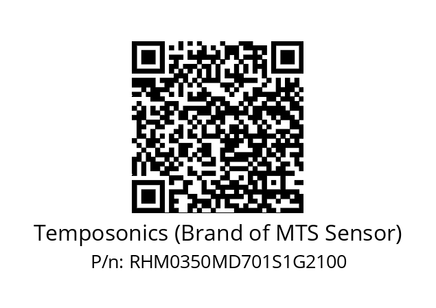 Wegsensor  Temposonics (Brand of MTS Sensor) RHM0350MD701S1G2100