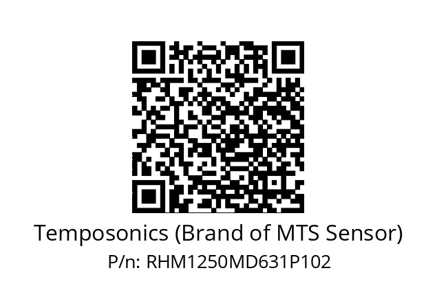   Temposonics (Brand of MTS Sensor) RHM1250MD631P102