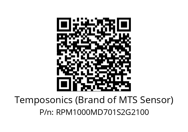   Temposonics (Brand of MTS Sensor) RPM1000MD701S2G2100