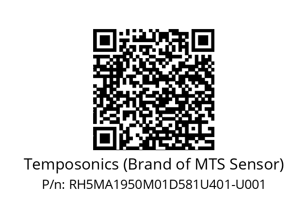   Temposonics (Brand of MTS Sensor) RH5MA1950M01D581U401-U001