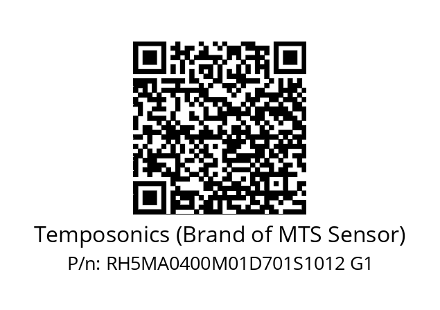   Temposonics (Brand of MTS Sensor) RH5MA0400M01D701S1012 G1