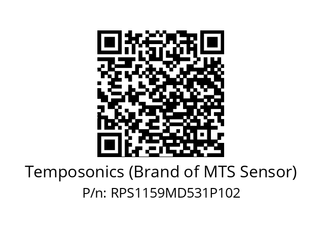 Wegsensor  Temposonics (Brand of MTS Sensor) RPS1159MD531P102