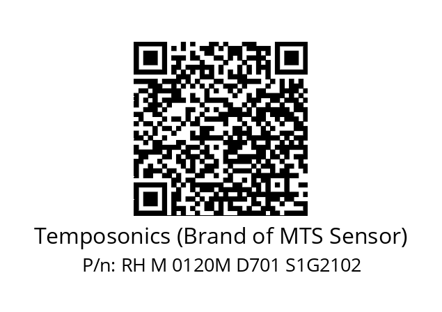   Temposonics (Brand of MTS Sensor) RH M 0120M D701 S1G2102