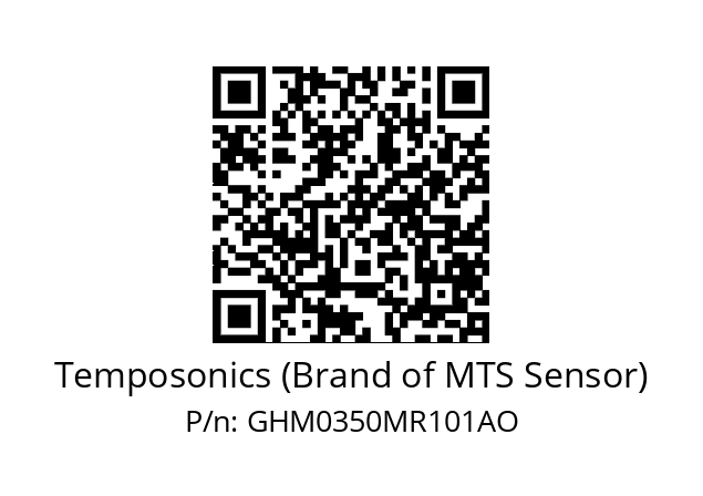   Temposonics (Brand of MTS Sensor) GHM0350MR101AO