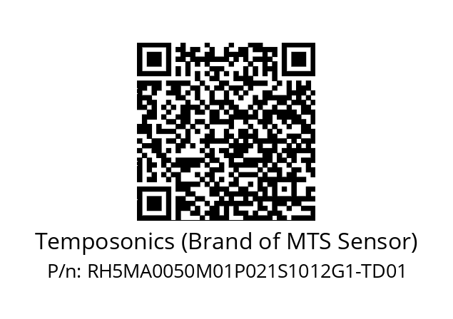   Temposonics (Brand of MTS Sensor) RH5MA0050M01P021S1012G1-TD01