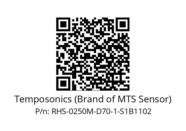   Temposonics (Brand of MTS Sensor) RHS-0250M-D70-1-S1B1102