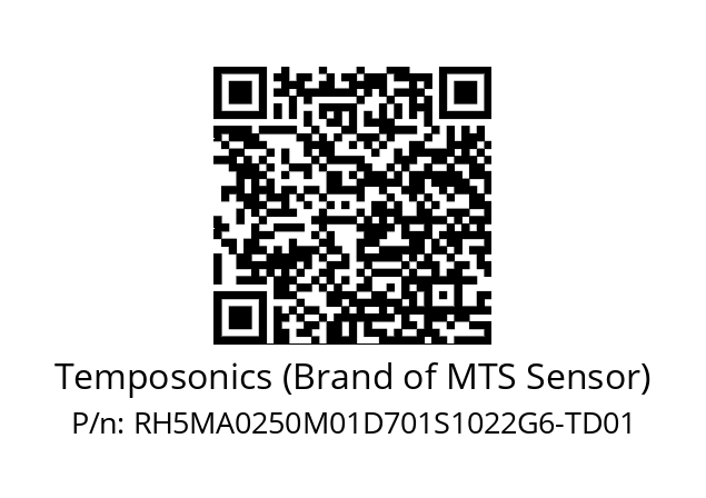   Temposonics (Brand of MTS Sensor) RH5MA0250M01D701S1022G6-TD01