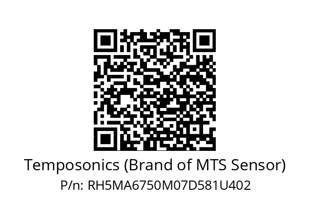   Temposonics (Brand of MTS Sensor) RH5MA6750M07D581U402